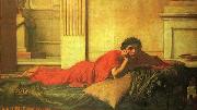 John William Waterhouse The Remorse of the Emperor Nero after the Murder of his Mother oil painting artist